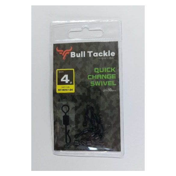 Bull Tackle Bull Tackle-Speed Swivel gyorskapocs CK9207 4-es