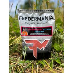 FEEDERMANIA GROUNDBAIT 50/50 MIX STRAWBERRY ICE CREAM