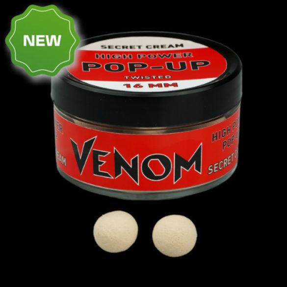 FEEDERMANIA VENOM HIGH POWER POP-UP 16 MM SECRET CREAM