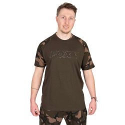 FOX KHAKI/CAMO OUTLINE T-SHIRT PÓLÓ