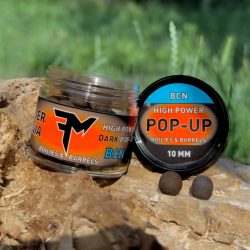    FEEDERMANIA HIGH POWER DARK POP-UP BOILIES & BARRELS 10 MM BCN