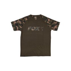   FOX CAMO/KHAKI RAGLAN MELL NYOMATTAL ELLÁTOTT RÖVIDUJJÚ PÓLÓ