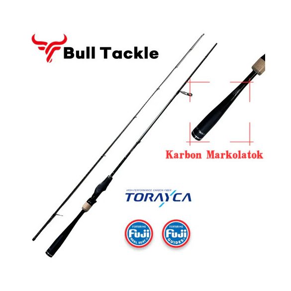 BULL TACKLE - HUN SPIN MASTE PERGETŐ BOT 198 cm /2-6 lb