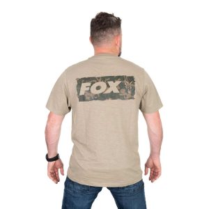 FOX LW KHAKI NAGY BETŰS T PÓLÓ XL