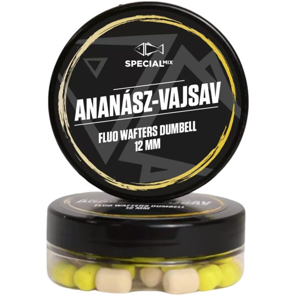 Speciál Mix 12 mm ANANÁSZ-VAJSAV Fluo Wafters Dumbell