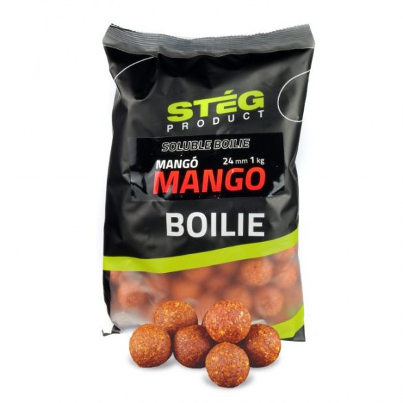 Stég Soluble Boilie 24mm 1kg Mango-Mangó bojli