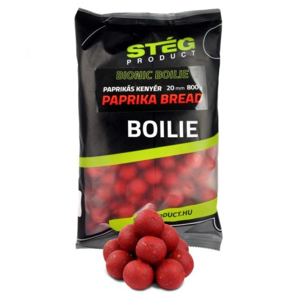 Stég Bionic Boilies 800g 20mm Paprika Bread Paprikás kenyér