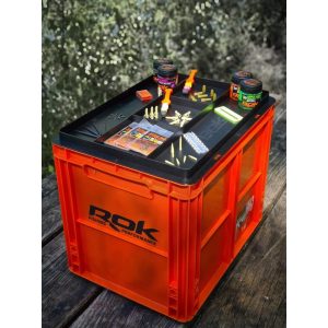 ROK CRATE 433 Set - nagy rekesz tetővel - 40cm x 30cm x 32cm