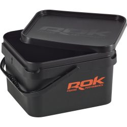   ROK 10 literes szögletes keverő edény fedéllel - SQUARE BUCKET with soft cover