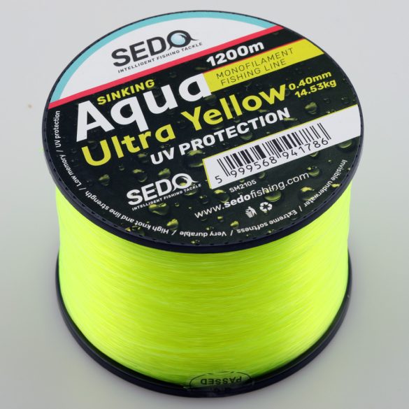 SEDO SEDO Aqua Ultra Yellow 1200 Méter Monofil Horgász zsinór