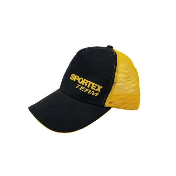 SAPKA SPORTEX BASE CAP TRUCKER MESH FEKETE